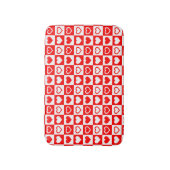 Red Hearts Pset Patroon Thunder_Cove Badmat (Voorkant Verticaal)