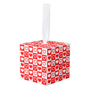 Red Hearts Pset Patroon Thunder_Cove Decoratie