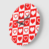 Red Hearts Pset Patroon Thunder_Cove Grote Klok (Hoek)