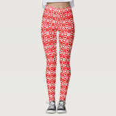 Red Hearts Pset Patroon Thunder_Cove Leggings (Voorkant)