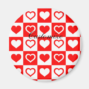 Red Hearts Pset Patroon Thunder_Cove Magneet
