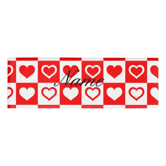 Red Hearts Pset Patroon Thunder_Cove Naambadge (Voorkant)
