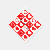 Red Hearts Pset Patroon Thunder_Cove Servet (Hoek)