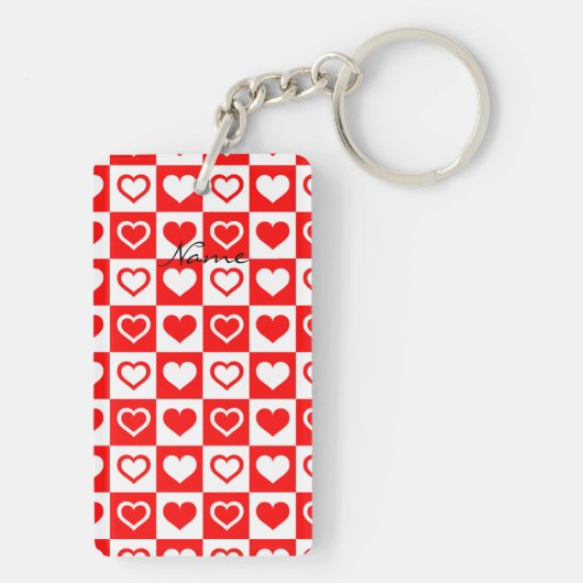 Red Hearts Pset Patroon Thunder_Cove Sleutelhanger (achterkant)