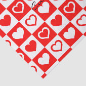 Red Hearts Pset Patroon Thunder_Cove Tissuepapier (Detail)