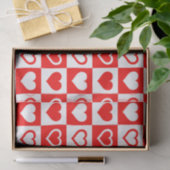 Red Hearts Pset Patroon Thunder_Cove Tissuepapier (Geschenk)