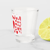 Red Hearts Shot Glass Shot Glas (Rechts)