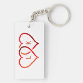 Red Hearts Sleutelhanger (achterkant)