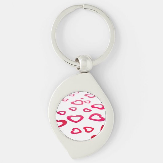 Red hearts sleutelhanger (Voorkant)