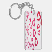 Red hearts sleutelhanger (Voorkant Links)