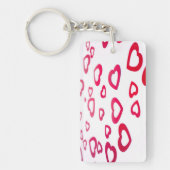 Red hearts sleutelhanger (Voorkant)
