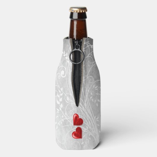 Red Hearts Specialized Bottle Cooler (Fles Achterkant)