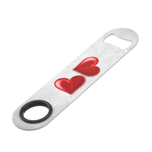 Red Hearts Specialized Bottle Open Speed Flessenopener (Achterkant Gekanteld)