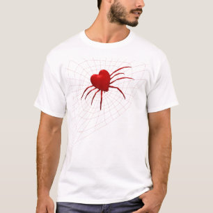 Red Hearts Spider T-shirt