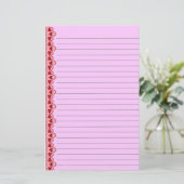 Red Hearts Stationery Briefpapier (Staand voorkant)