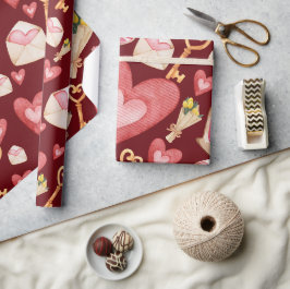 Red Hearts Style Cadeaupapier