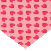 Red hearts tafelkleed (Gekanteld)