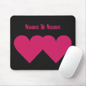 Red Hearts Valentijn aangepaste mousepad Muismat (Met muis)