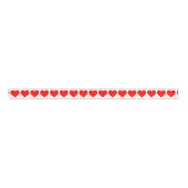 Red Hearts valentijn liefde Grosgrain Lint (Voorkant)