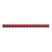 Red Hearts valentijn liefde Grosgrain Lint (Voorkant)