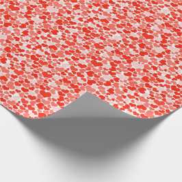 Red Hearts Valentijn's Day Pink Love Holiday Cadeaupapier