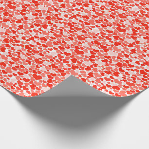 Red Hearts Valentijn's Day Pink Love Holiday Cadeaupapier