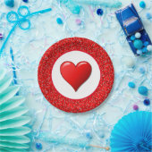 Red Hearts Valentijnsdag Holiday Paper Bord (Feest)
