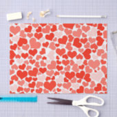 RED HEARTS Valentijnsdag Tissue Paper Tissuepapier (Craft)