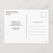 Red Hearts Whimsical Love Pattern Valentine's Day Feestdagenkaart (Achterkant)