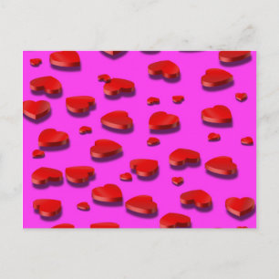 Red Heats 3D Briefkaart