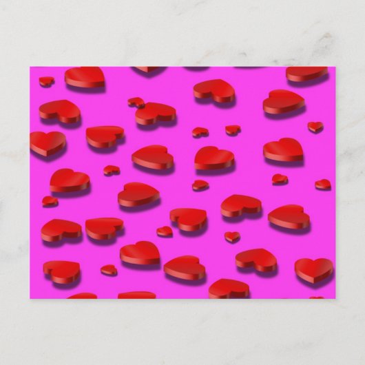 Red Heats 3D Briefkaart (Voorkant)