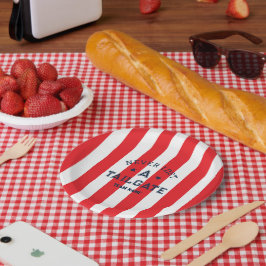 Red heeft nog nooit een Tailgate Custom Team naam Papieren Bordje