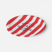 Red heeft nog nooit een Tailgate Custom Team naam Papieren Bordje (Gekanteld)