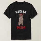 Red Heeler mama Australian Cattle Hondenliefhebber T-shirt (Design voorkant)