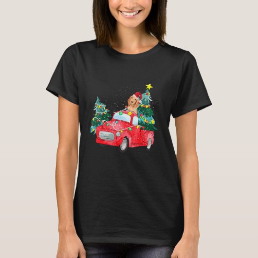 Red Heeler Ride Red Truck T-shirt (Voorkant)