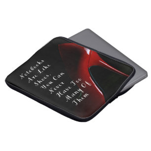 Red Heels Notitieboeken zijn als schoenen Laptop Sleeve