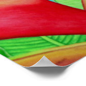 Red Heliconia Poster (Hoek)