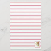 Red Hen Chicken Boerderij Animal Line Briefpapier (Voorkant)