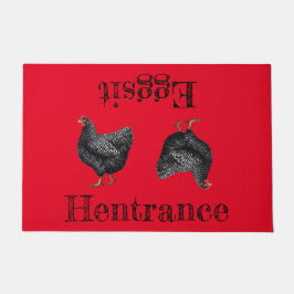 Red Hen door Mat Farmhouse Hentrance Eggit