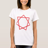 Red Heptagram T-shirt (Voorkant)