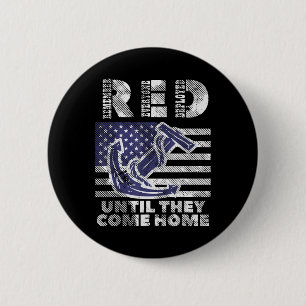 RED herinner iedereen die tot thuiskomst Mem wordt Ronde Button 5,7 Cm