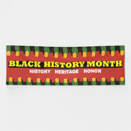 Red Heritage Banner - Black History Month