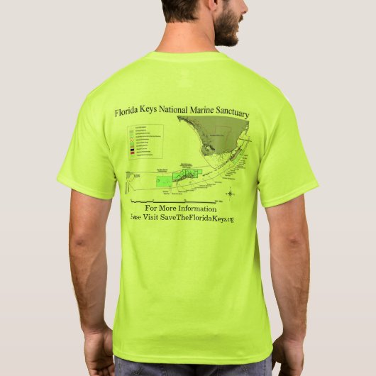 Red het Florida Keys T-shirt (Achterkant)