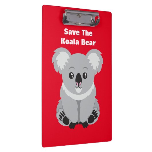 Red het Koala-Beer Klembord (Rechts)