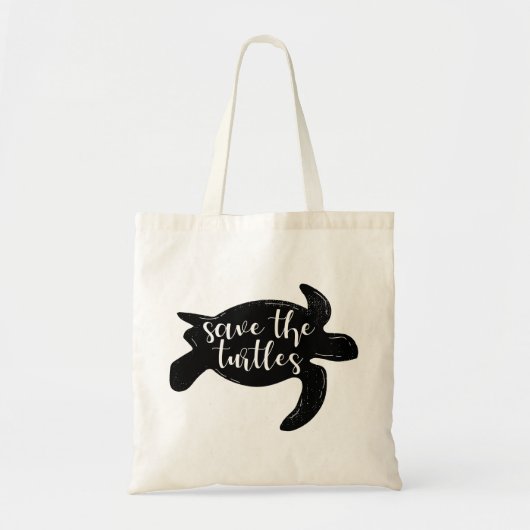 Red het mariene leven van de dieractivist Turtles Tote Bag (Voorkant)