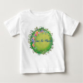 Red het planeet baby T-shirt (Voorkant)