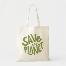 Red het Planeten Eco Design Tote Bag