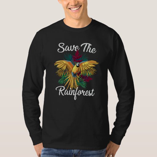 Red het regenwoud Natuur Milieubeschermer   T-shirt (Voorkant)