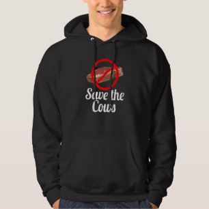 Red het Rund geen Rood Vlees Hoodie