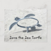 Red het Zee Turtle Earth Day Briefkaart (Voorkant)